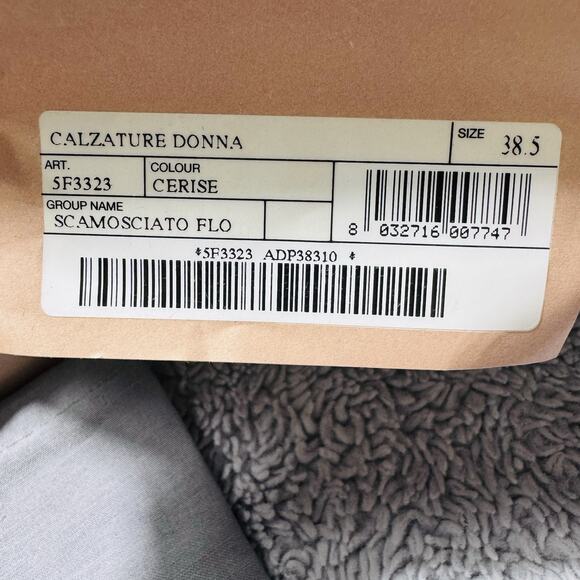 New In Box Miu Miu Calzature Donna Cerise Flower Flats Shoes 38.5 Women’s 8 - Picture 6 of 9